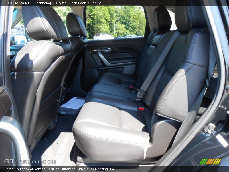 Crystal Black Pearl / Ebony 2010 Acura MDX Technology