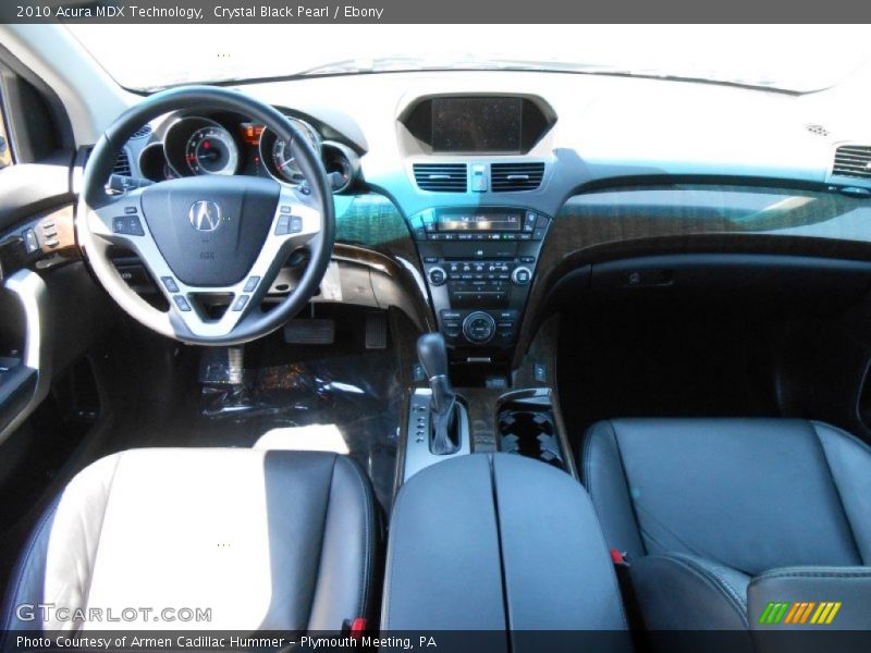 Crystal Black Pearl / Ebony 2010 Acura MDX Technology