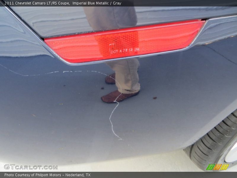 Imperial Blue Metallic / Gray 2011 Chevrolet Camaro LT/RS Coupe