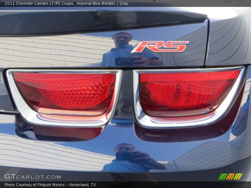 Imperial Blue Metallic / Gray 2011 Chevrolet Camaro LT/RS Coupe
