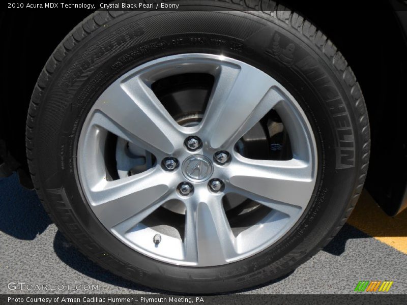 Crystal Black Pearl / Ebony 2010 Acura MDX Technology