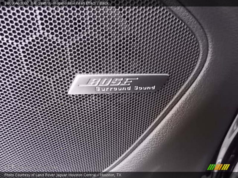 Mugello Blue Pearl Effect / Black 2009 Audi Q7 3.6 quattro