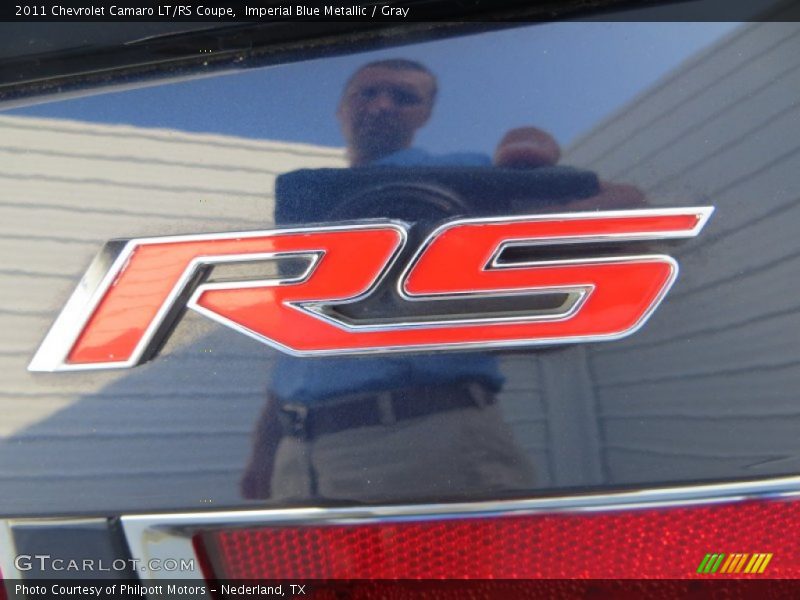 Imperial Blue Metallic / Gray 2011 Chevrolet Camaro LT/RS Coupe