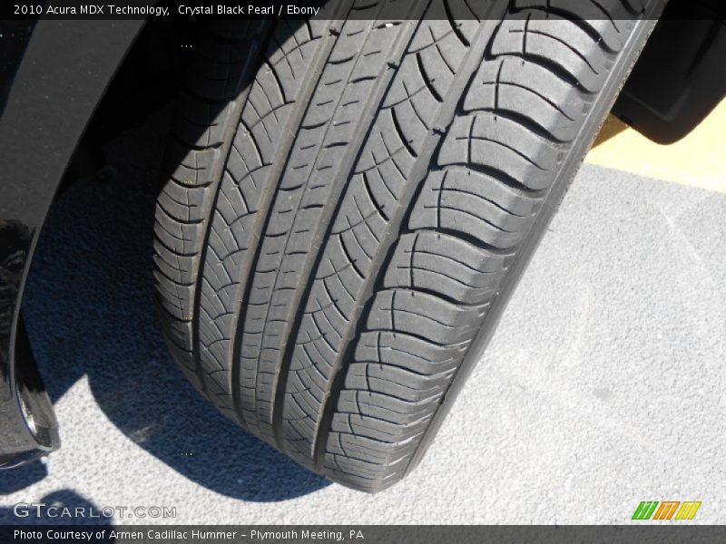 Crystal Black Pearl / Ebony 2010 Acura MDX Technology