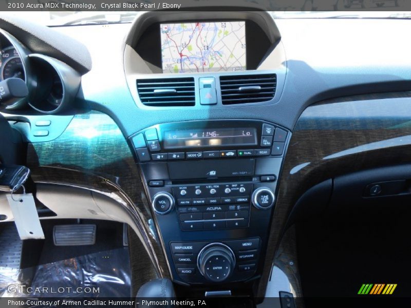 Crystal Black Pearl / Ebony 2010 Acura MDX Technology
