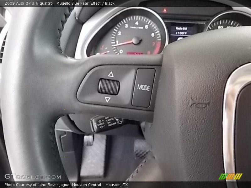 Mugello Blue Pearl Effect / Black 2009 Audi Q7 3.6 quattro