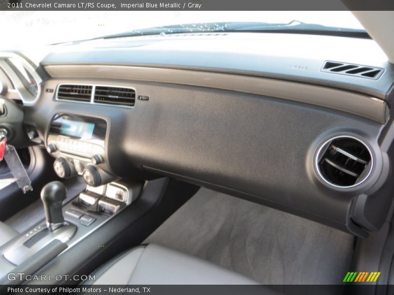 Imperial Blue Metallic / Gray 2011 Chevrolet Camaro LT/RS Coupe