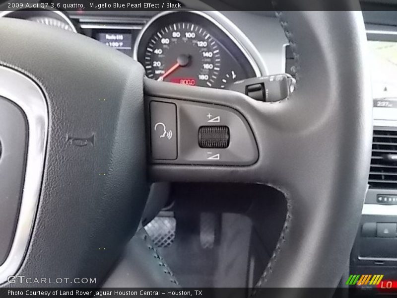 Mugello Blue Pearl Effect / Black 2009 Audi Q7 3.6 quattro