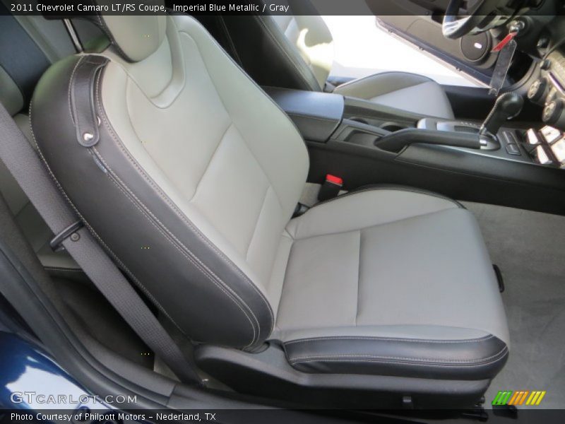 Imperial Blue Metallic / Gray 2011 Chevrolet Camaro LT/RS Coupe