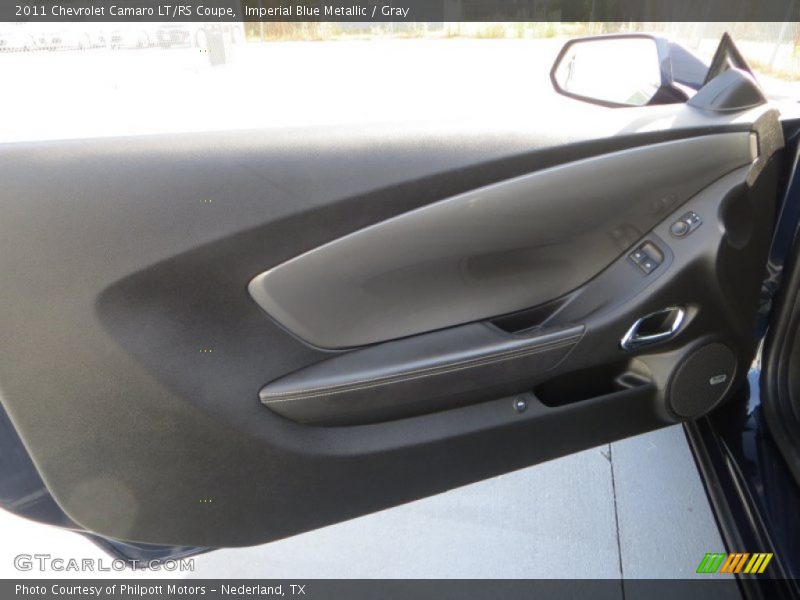 Imperial Blue Metallic / Gray 2011 Chevrolet Camaro LT/RS Coupe