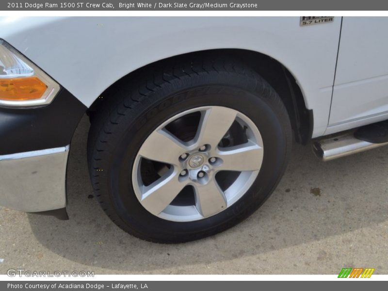 Bright White / Dark Slate Gray/Medium Graystone 2011 Dodge Ram 1500 ST Crew Cab