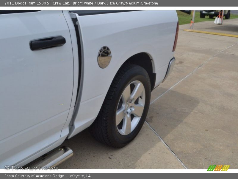 Bright White / Dark Slate Gray/Medium Graystone 2011 Dodge Ram 1500 ST Crew Cab