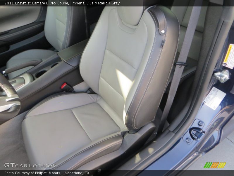 Imperial Blue Metallic / Gray 2011 Chevrolet Camaro LT/RS Coupe