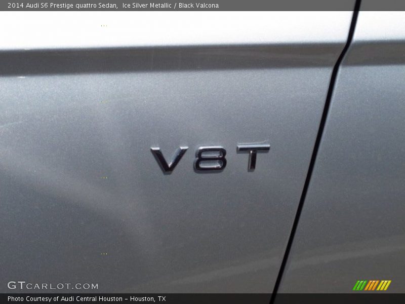 Ice Silver Metallic / Black Valcona 2014 Audi S6 Prestige quattro Sedan