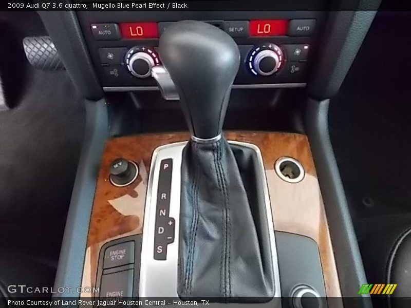 Mugello Blue Pearl Effect / Black 2009 Audi Q7 3.6 quattro