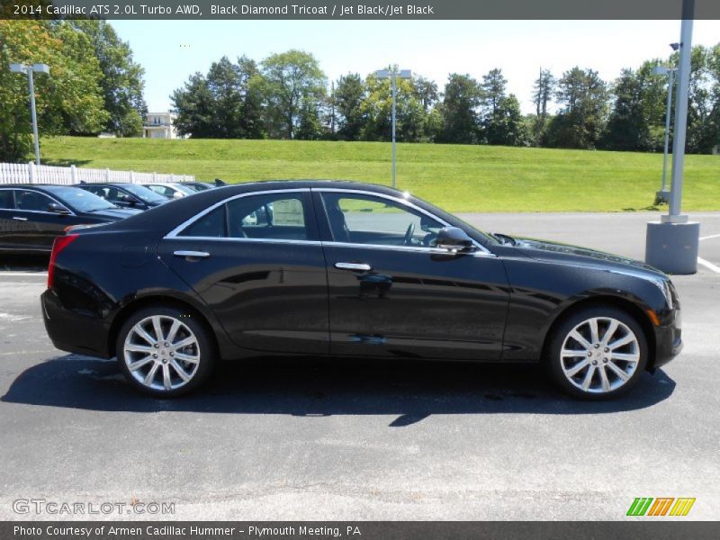 Black Diamond Tricoat / Jet Black/Jet Black 2014 Cadillac ATS 2.0L Turbo AWD