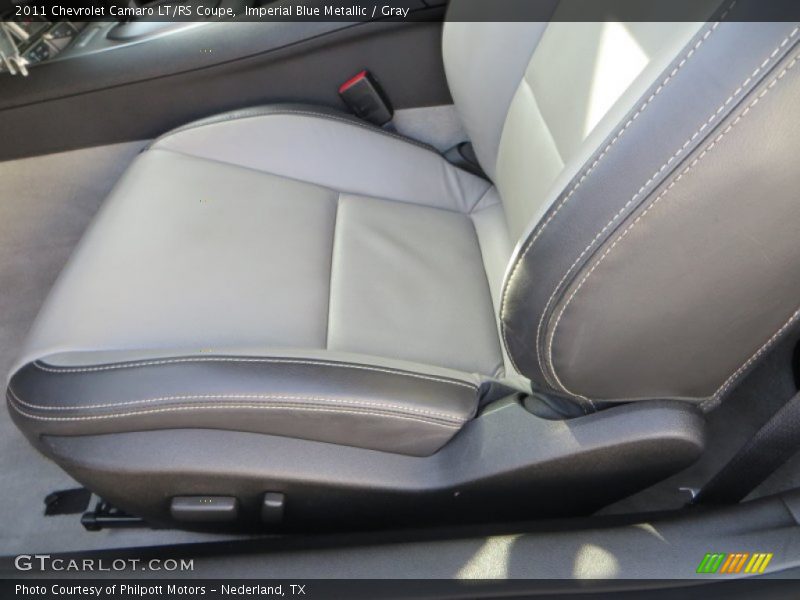 Imperial Blue Metallic / Gray 2011 Chevrolet Camaro LT/RS Coupe