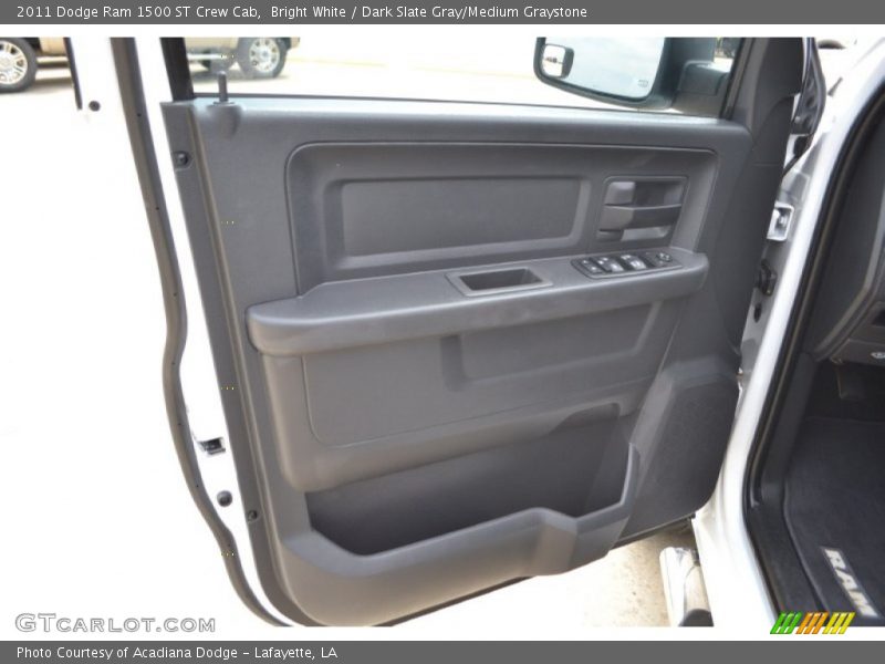 Bright White / Dark Slate Gray/Medium Graystone 2011 Dodge Ram 1500 ST Crew Cab
