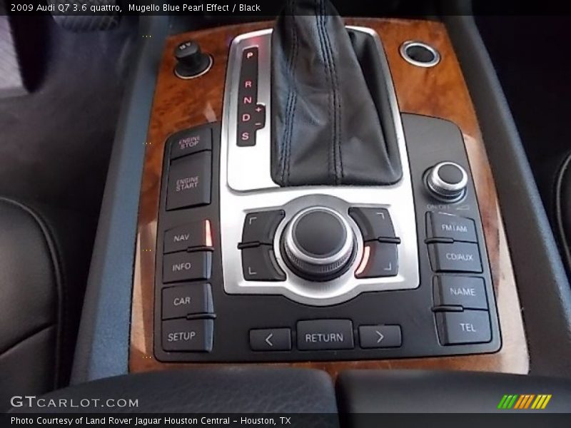 Mugello Blue Pearl Effect / Black 2009 Audi Q7 3.6 quattro