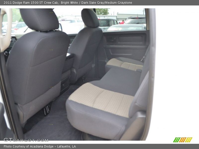 Bright White / Dark Slate Gray/Medium Graystone 2011 Dodge Ram 1500 ST Crew Cab