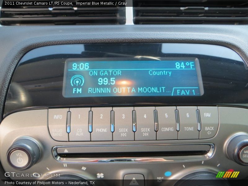 Imperial Blue Metallic / Gray 2011 Chevrolet Camaro LT/RS Coupe