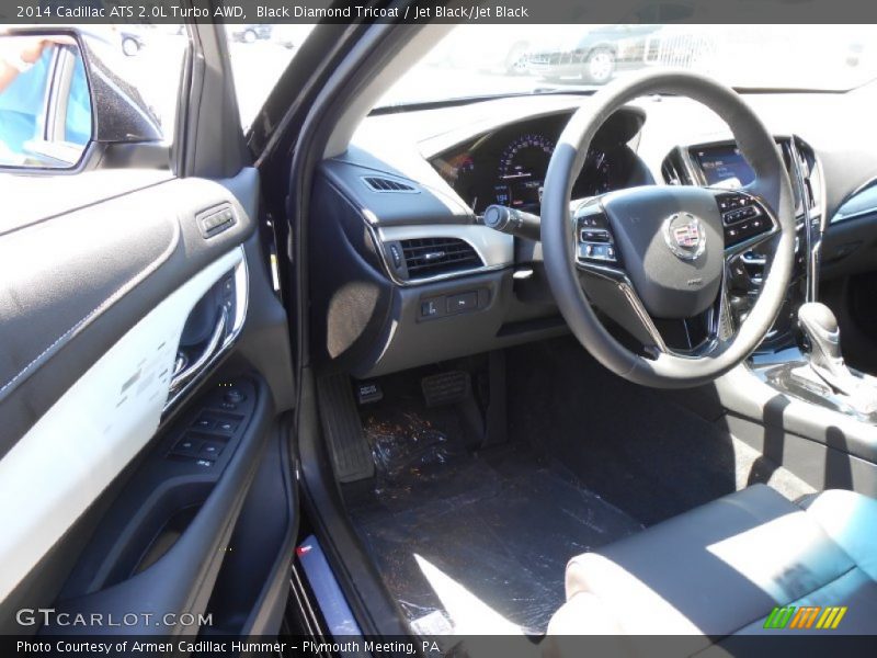 Black Diamond Tricoat / Jet Black/Jet Black 2014 Cadillac ATS 2.0L Turbo AWD
