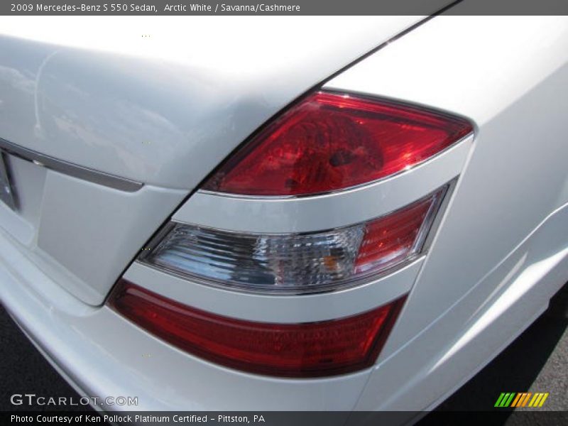 Arctic White / Savanna/Cashmere 2009 Mercedes-Benz S 550 Sedan