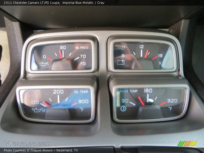 Imperial Blue Metallic / Gray 2011 Chevrolet Camaro LT/RS Coupe