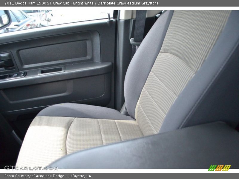 Bright White / Dark Slate Gray/Medium Graystone 2011 Dodge Ram 1500 ST Crew Cab