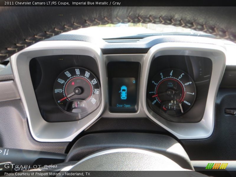 Imperial Blue Metallic / Gray 2011 Chevrolet Camaro LT/RS Coupe