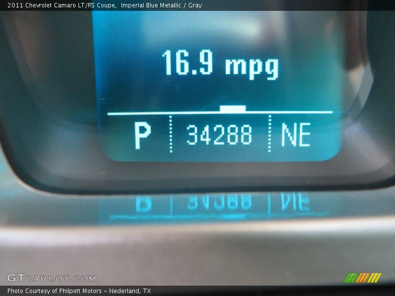 Imperial Blue Metallic / Gray 2011 Chevrolet Camaro LT/RS Coupe