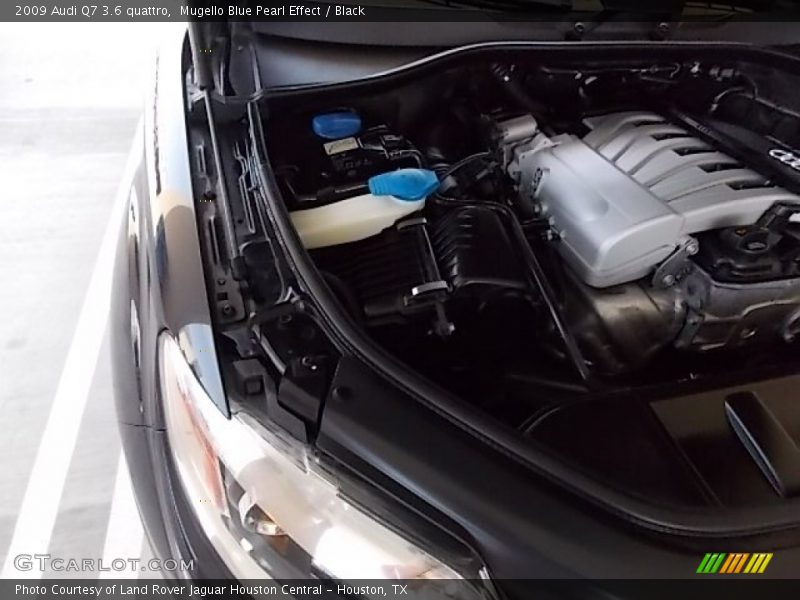 Mugello Blue Pearl Effect / Black 2009 Audi Q7 3.6 quattro