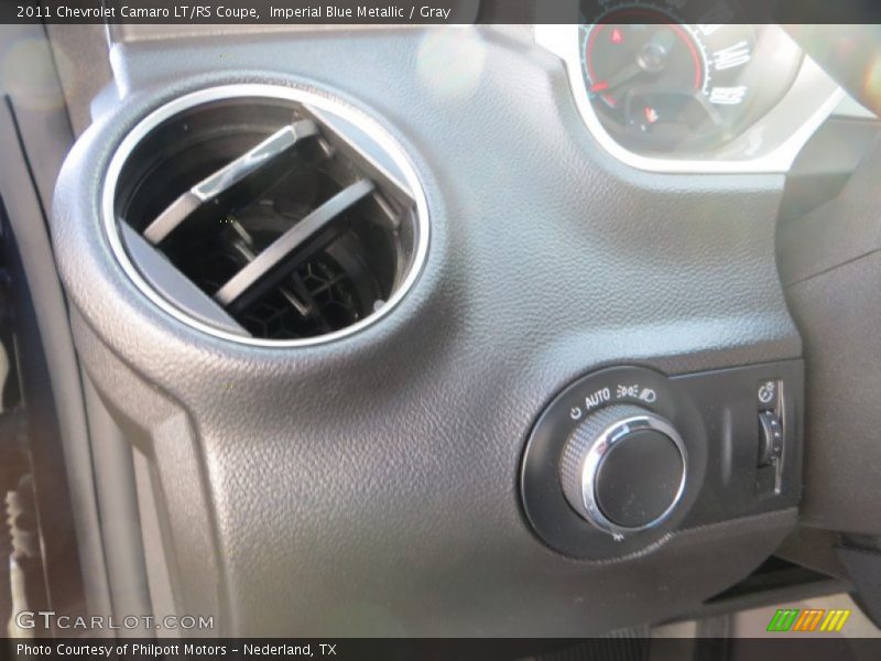 Imperial Blue Metallic / Gray 2011 Chevrolet Camaro LT/RS Coupe