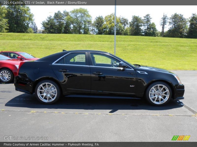 Black Raven / Ebony/Ebony 2014 Cadillac CTS -V Sedan