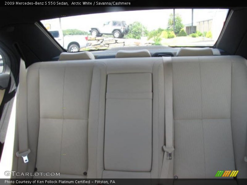 Arctic White / Savanna/Cashmere 2009 Mercedes-Benz S 550 Sedan