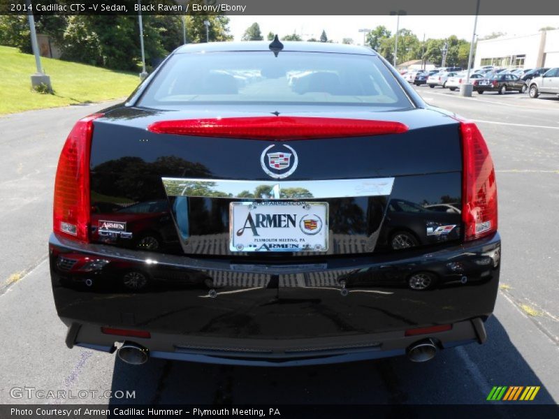 Black Raven / Ebony/Ebony 2014 Cadillac CTS -V Sedan