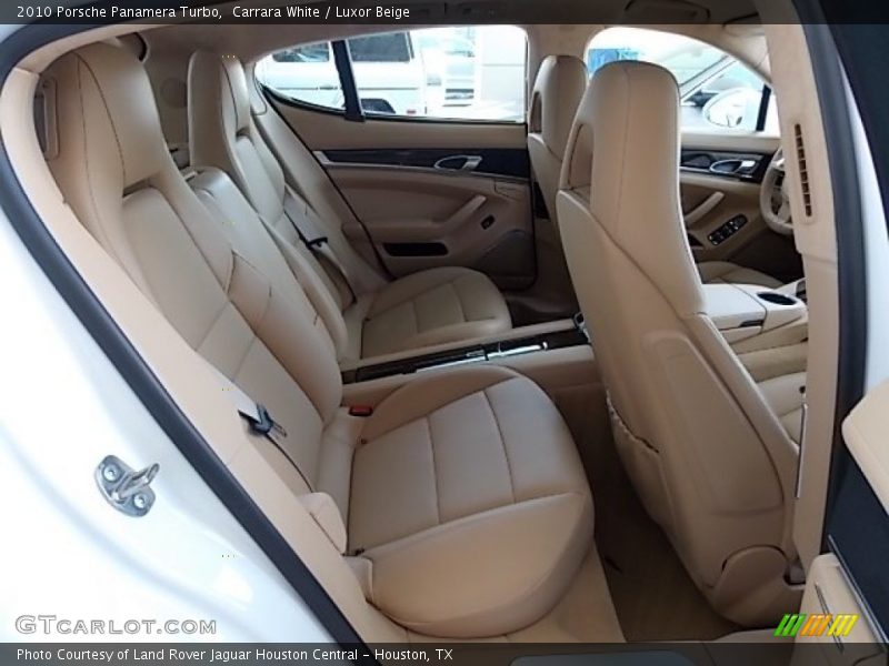 Rear Seat of 2010 Panamera Turbo