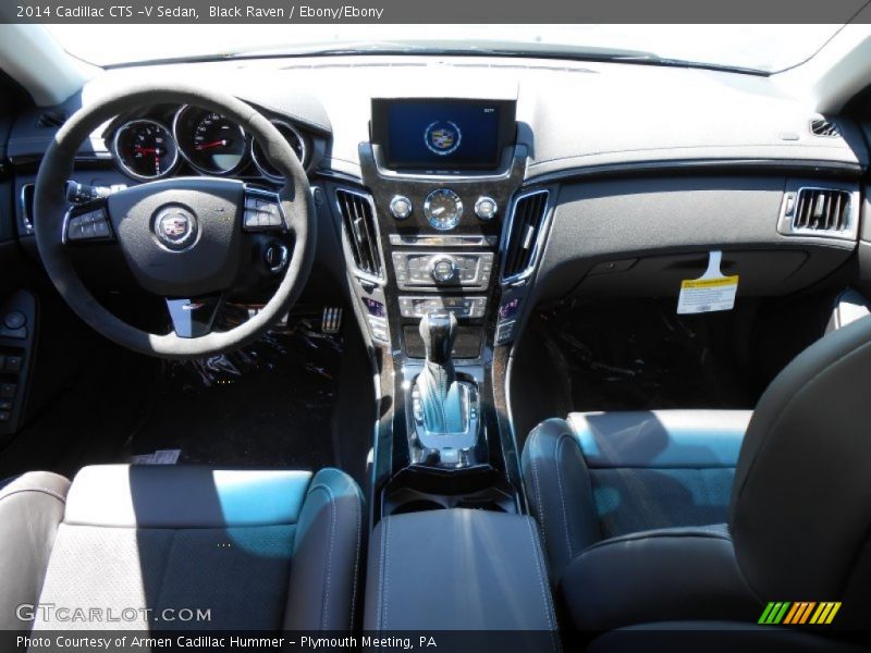 Black Raven / Ebony/Ebony 2014 Cadillac CTS -V Sedan