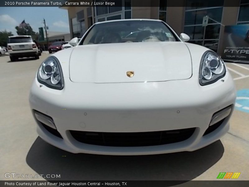Carrara White / Luxor Beige 2010 Porsche Panamera Turbo