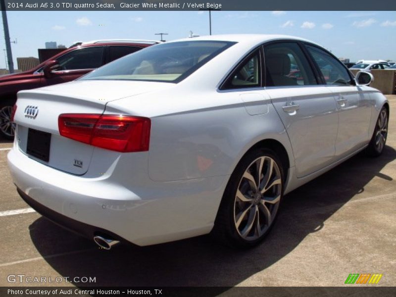 Glacier White Metallic / Velvet Beige 2014 Audi A6 3.0 TDI quattro Sedan