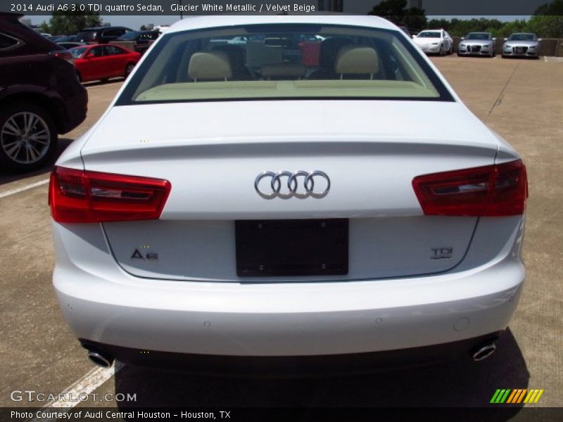 Glacier White Metallic / Velvet Beige 2014 Audi A6 3.0 TDI quattro Sedan