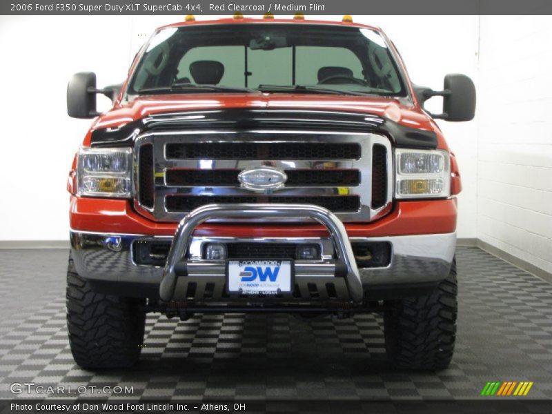 Red Clearcoat / Medium Flint 2006 Ford F350 Super Duty XLT SuperCab 4x4