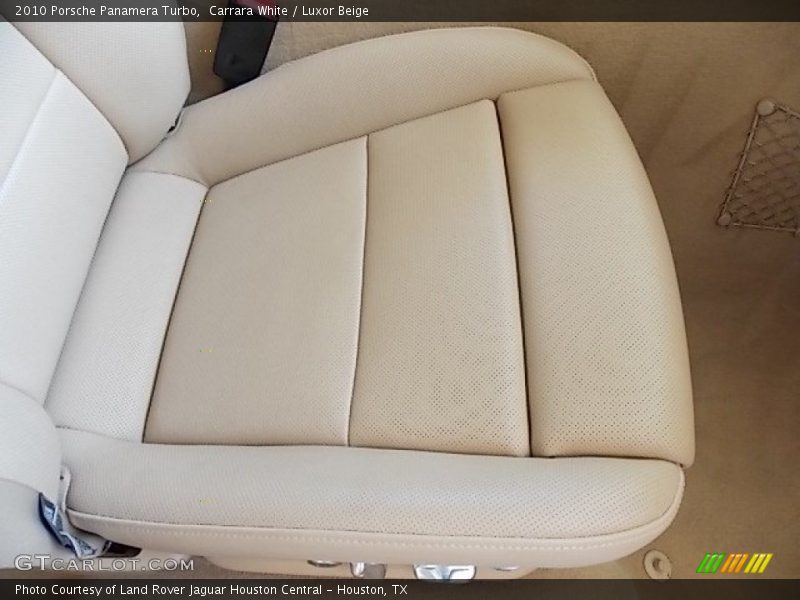 Carrara White / Luxor Beige 2010 Porsche Panamera Turbo