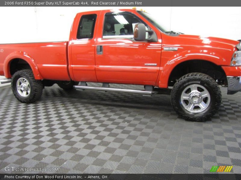 Red Clearcoat / Medium Flint 2006 Ford F350 Super Duty XLT SuperCab 4x4