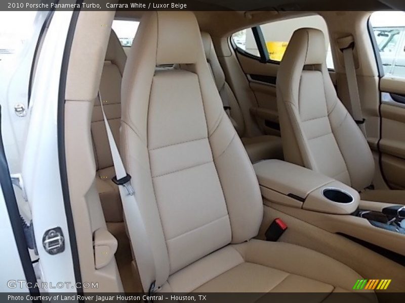 Carrara White / Luxor Beige 2010 Porsche Panamera Turbo