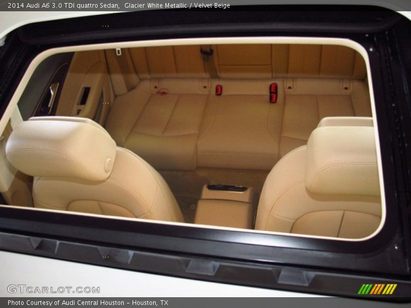 Glacier White Metallic / Velvet Beige 2014 Audi A6 3.0 TDI quattro Sedan