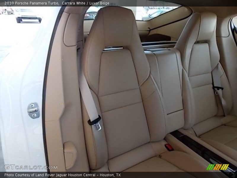 Rear Seat of 2010 Panamera Turbo