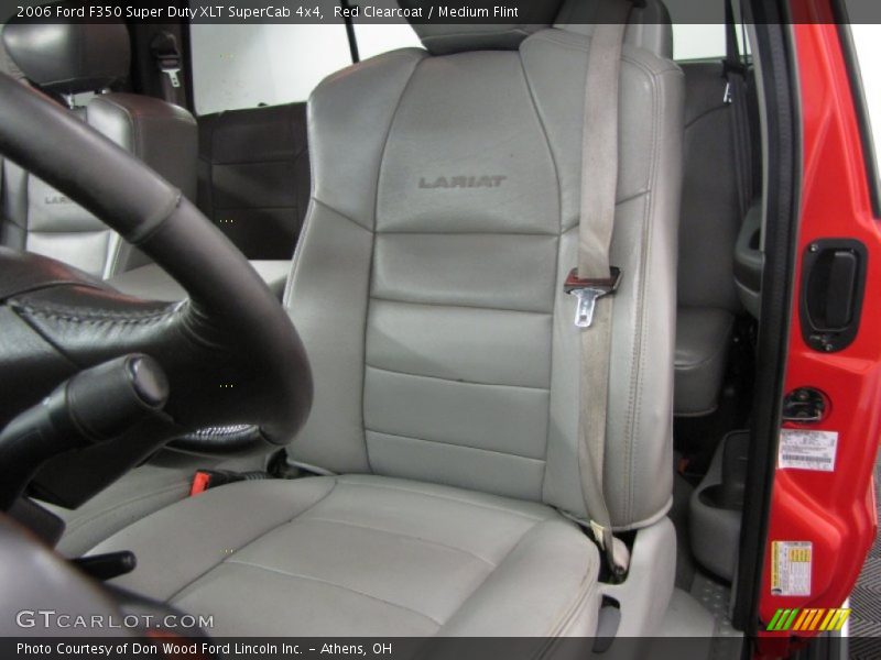 Red Clearcoat / Medium Flint 2006 Ford F350 Super Duty XLT SuperCab 4x4