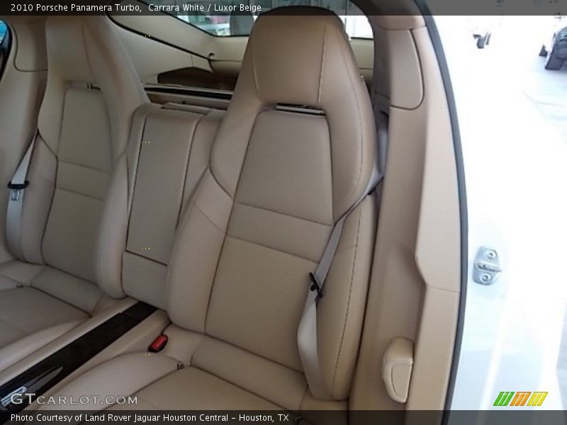 Rear Seat of 2010 Panamera Turbo