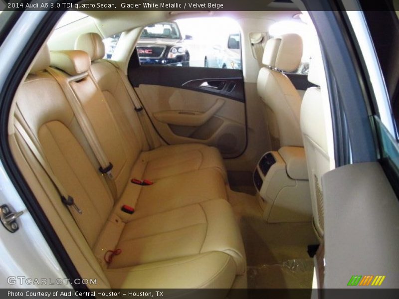 Glacier White Metallic / Velvet Beige 2014 Audi A6 3.0 TDI quattro Sedan